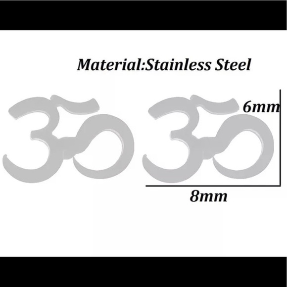 Restocked OM Stainless Steel Stud in Rose Gold - Picture 2 of 2